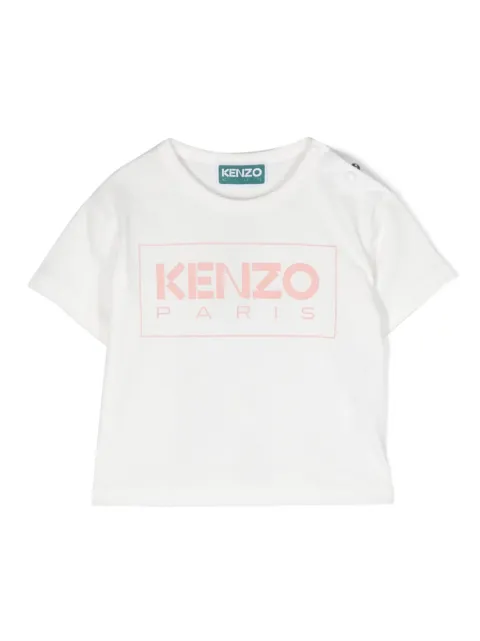 Kenzo Kids logo-print cotton T-shirt