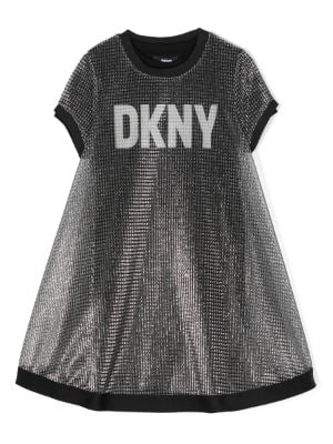 DKNY Women's Monogram Mesh Thong, Black Small : : Clothing, Shoes  & Accessories