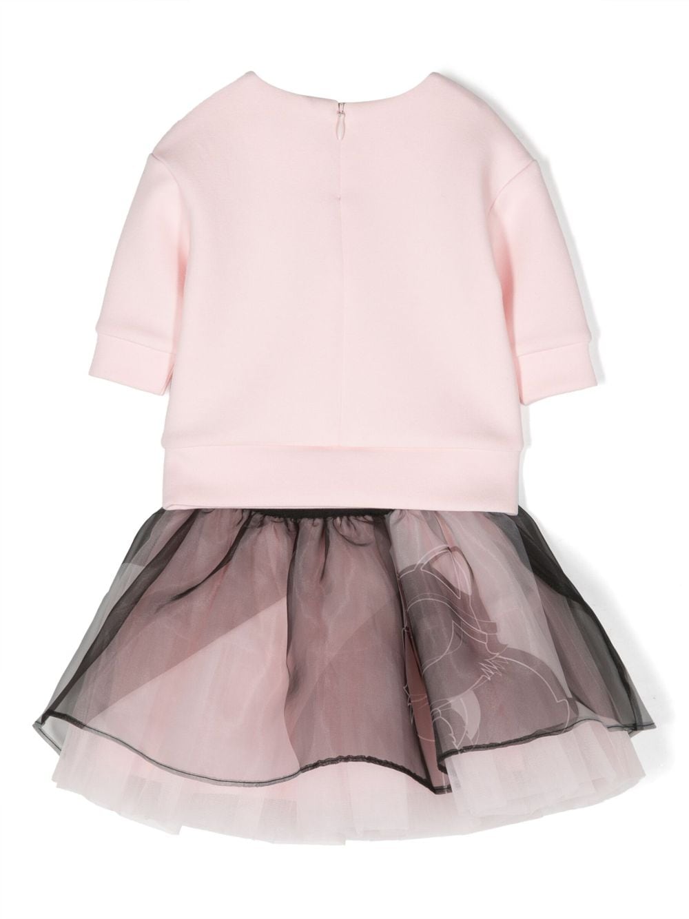 Image 2 of Karl Lagerfeld Kids logo-print skirt set