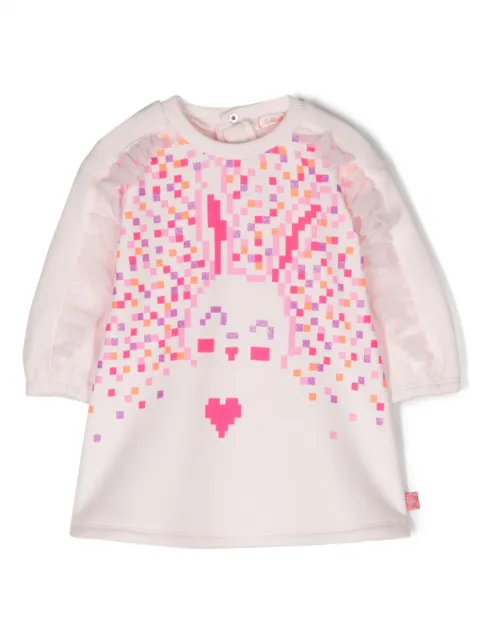 Billieblush vestido con estampado gráfico