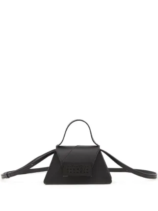MM6 ショルダーバッグ レザー numeric Maison Margiela MM6 Maison Margiela Numeric Leather Shoulder Bag | Black