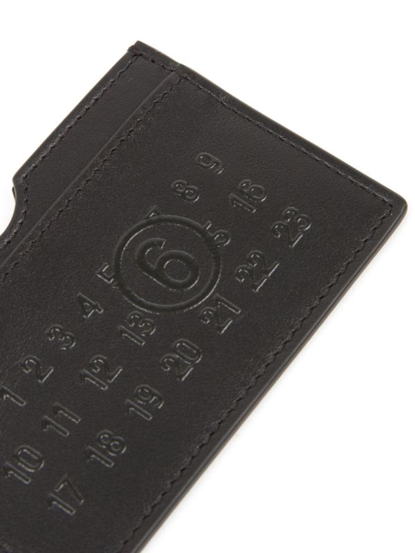 Maison margiela discount embossed leather cardholder