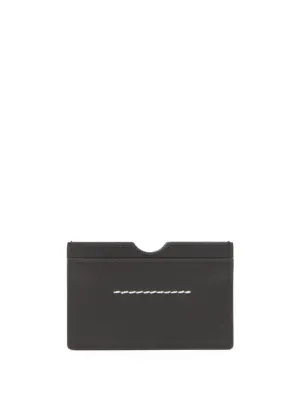 [MM6] Logo Card Holder - Black / ☆送料込☆ MM6 Maison Margiela Cardholder (Black) – CNCPTS