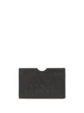 MM6 Maison Margiela Numeric logo-embossed card holder - Black