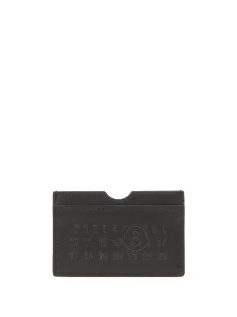 MM6 Maison Margiela Numeric logo-embossed card holder
