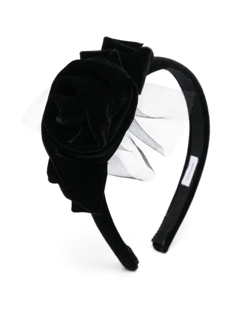 Monnalisa floral-appliqué headband