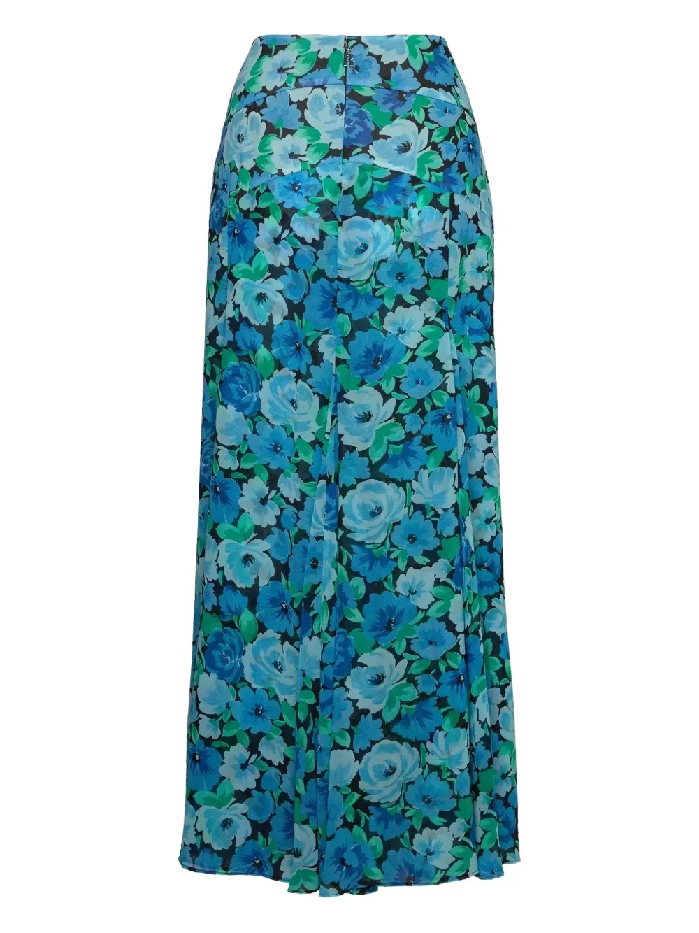 Rotate Birger Christensen Floral Midi Skirt In Blue