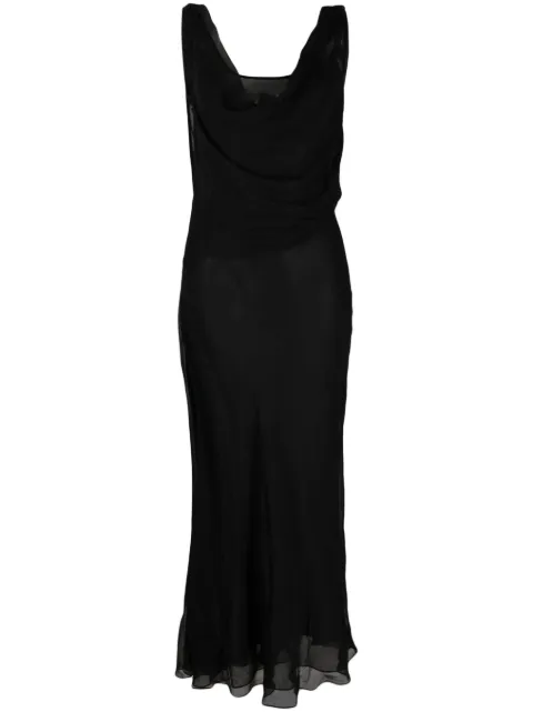 Christopher Esber draped silk dress