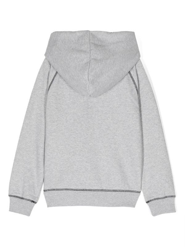 Zadig & Voltaire Kids logo-print Cotton Hoodie - Farfetch