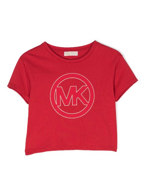 Michael Kors Kids playera con logo estampado