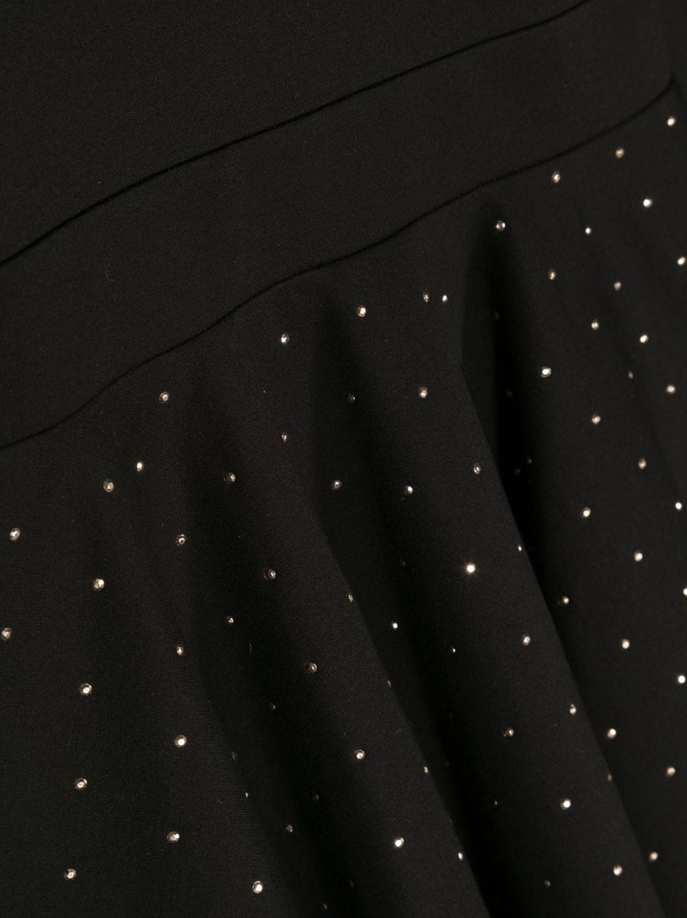 Shop Michael Kors Logo-print Stud-embellished Dress In Black