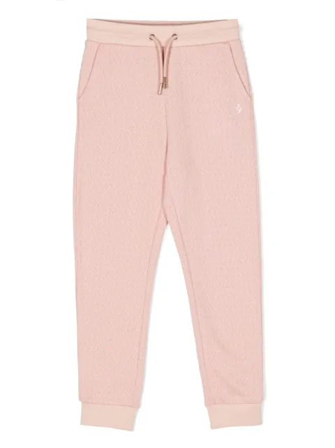 Michael Kors Kids monogram-pattern cotton jogging bottoms