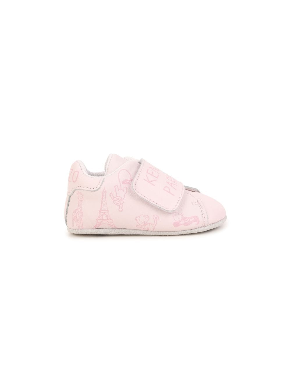 Kenzo Kids Slippers met logoprint - Roze