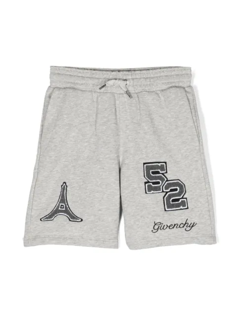 Givenchy Kids embroidered-logo track shorts