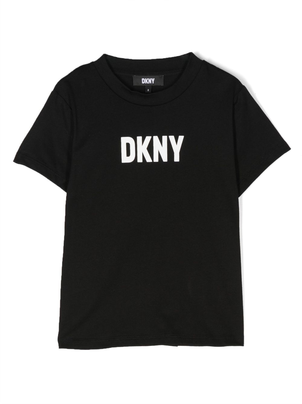 Dkny Kids logo-print layered T-shirt - Zwart
