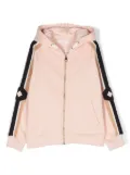 Chloé Kids jersey-fleece zip-up hoodie - Pink