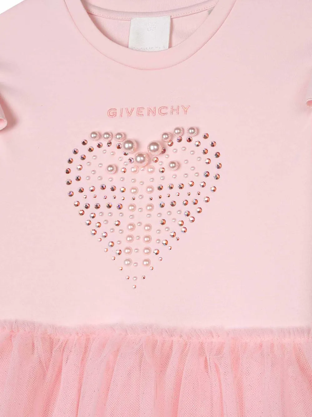 Givenchy Kids Tulen jurk Roze