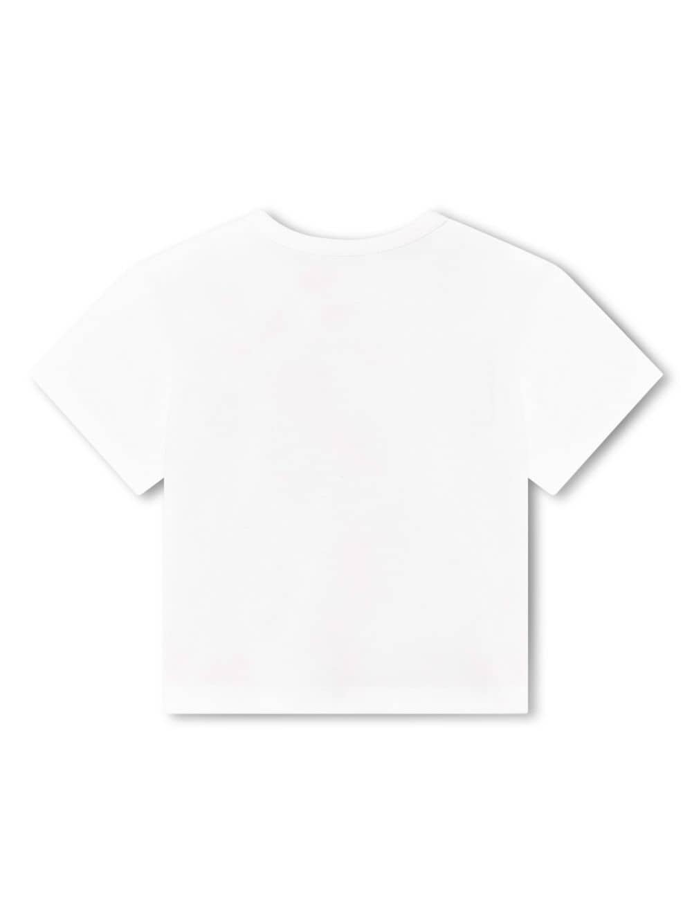 Kenzo Kids logo-print cotton T-shirt - Wit