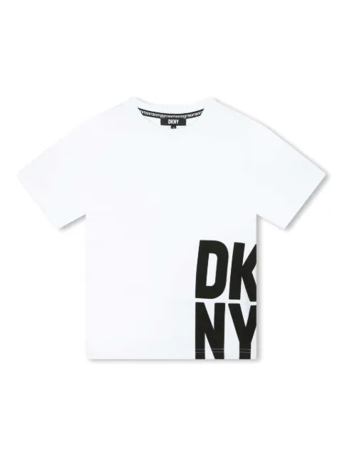 Dkny Kids logo-print cotton T-shirt