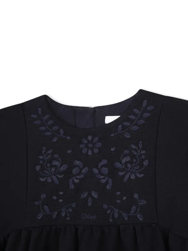 Zara romantic hotsell embroidered dress