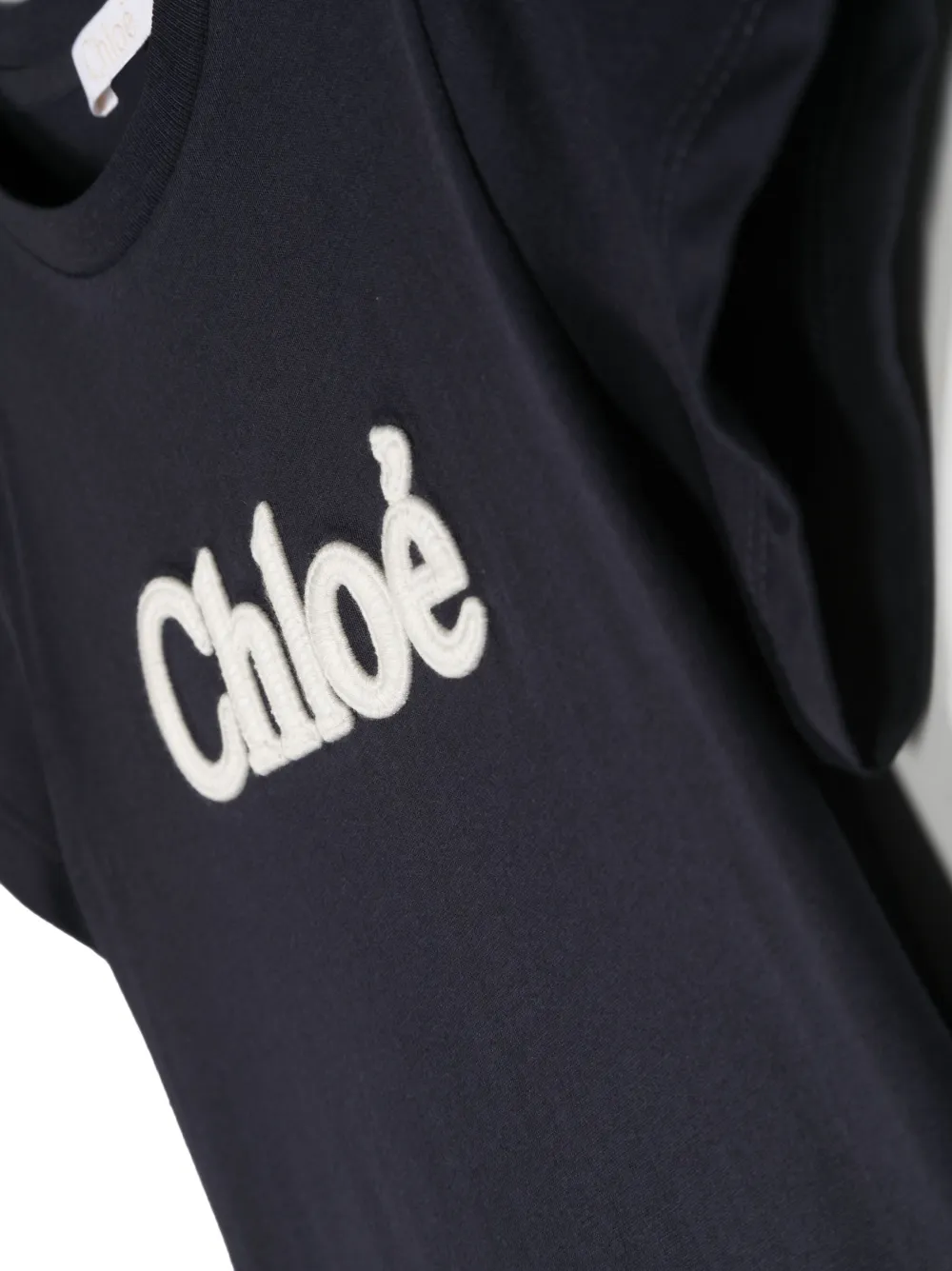 Chloe Kids Girls T Shirt In Light Blue