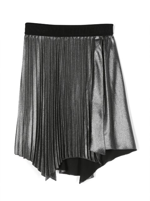 Givenchy Kids asymmetric pleated skirt 