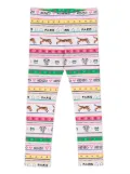 Kenzo Kids graphic-print elasticated-waistband leggings - Pink