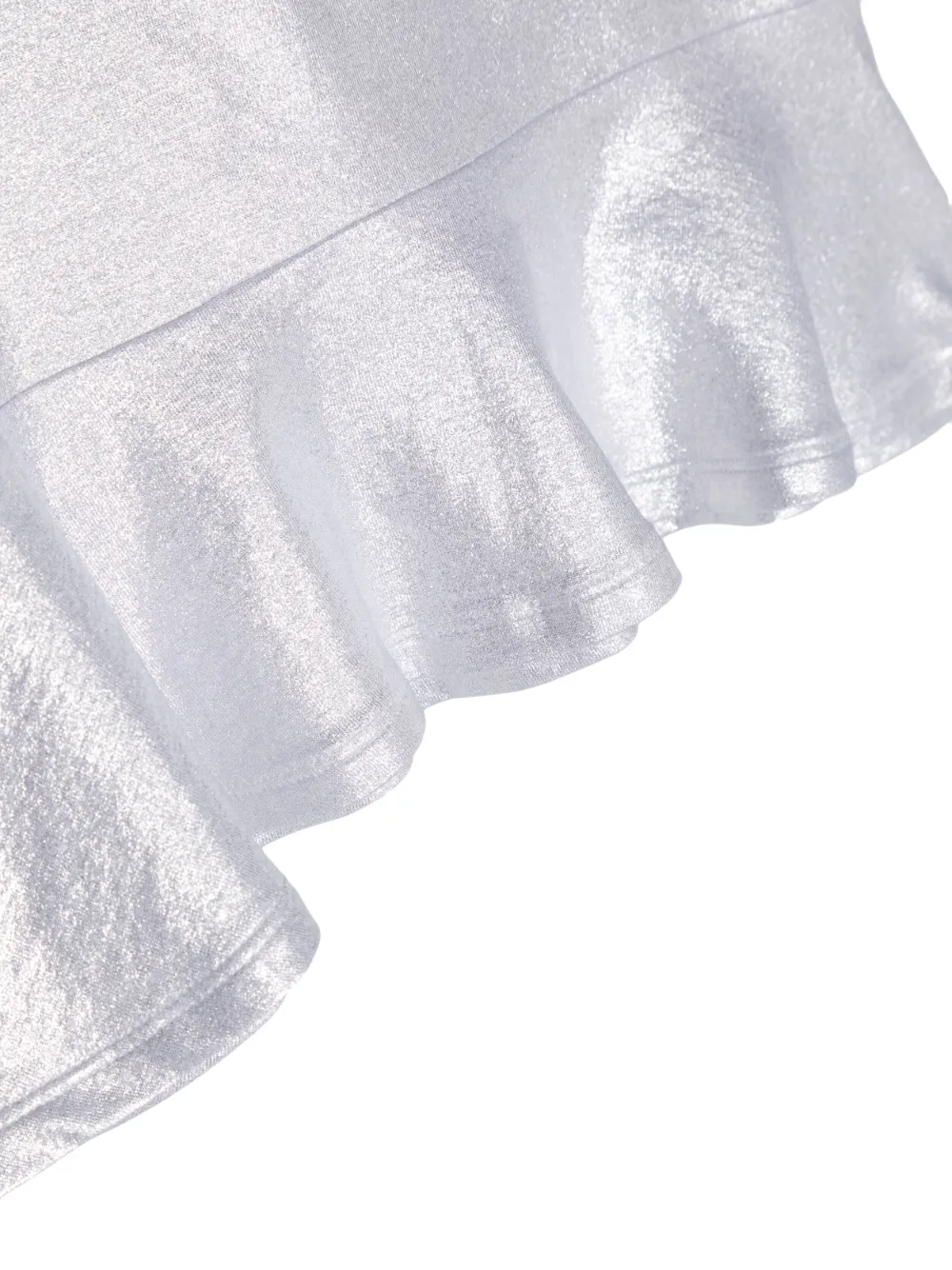  Dkny Kids Embroidered-logo Glossy T-shirt - Silver 