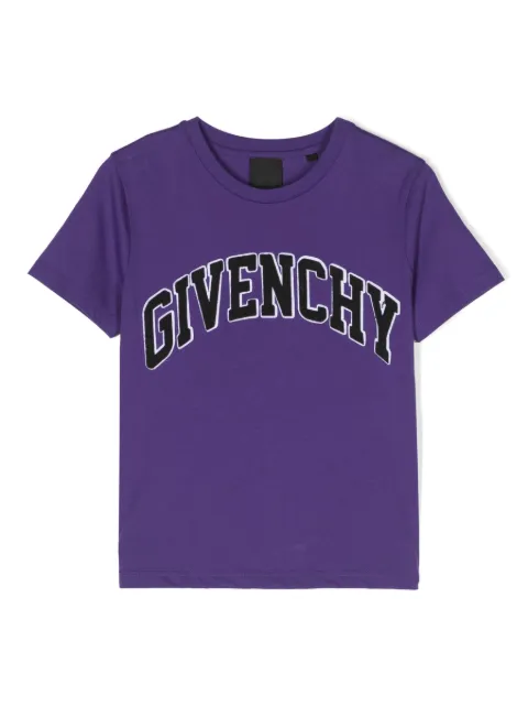 Givenchy Kids - logo-appliqué organic-cotton T-shirt