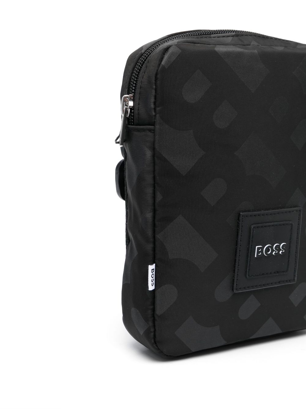 Shop Bosswear Monogram-print Crossbody Bag In Black