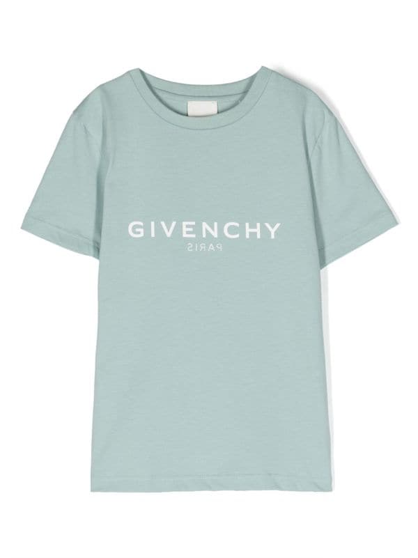 Givenchy Kids logo-print Organic Cotton T-shirt - Farfetch
