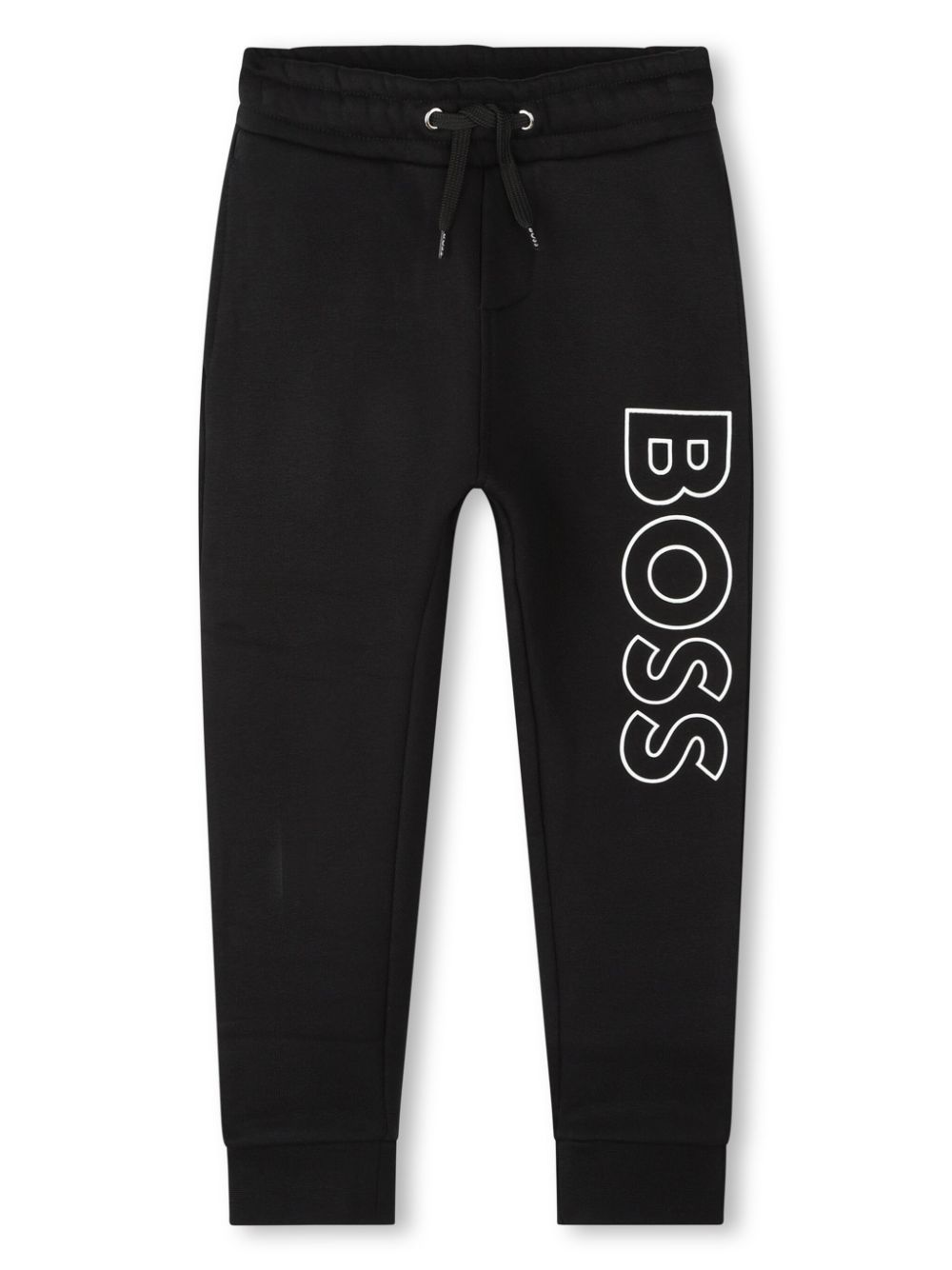 BOSS Kidswear logo-print cotton tracksuit - Zwart