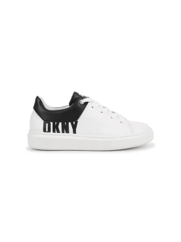 Dkny hot sale white sneakers