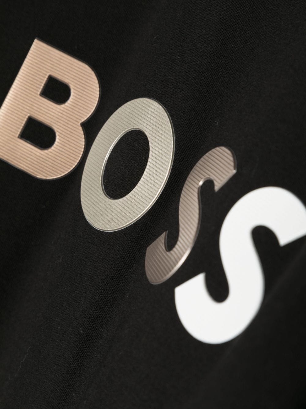 Shop Bosswear Logo-print T-shirt In Black