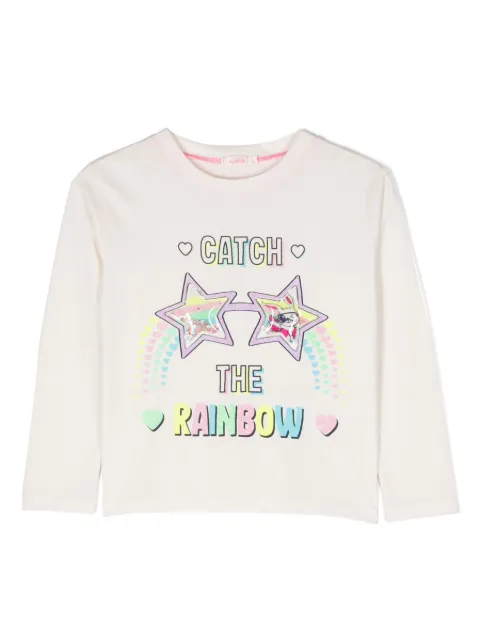 Billieblush graphic-print cotton T-shirt