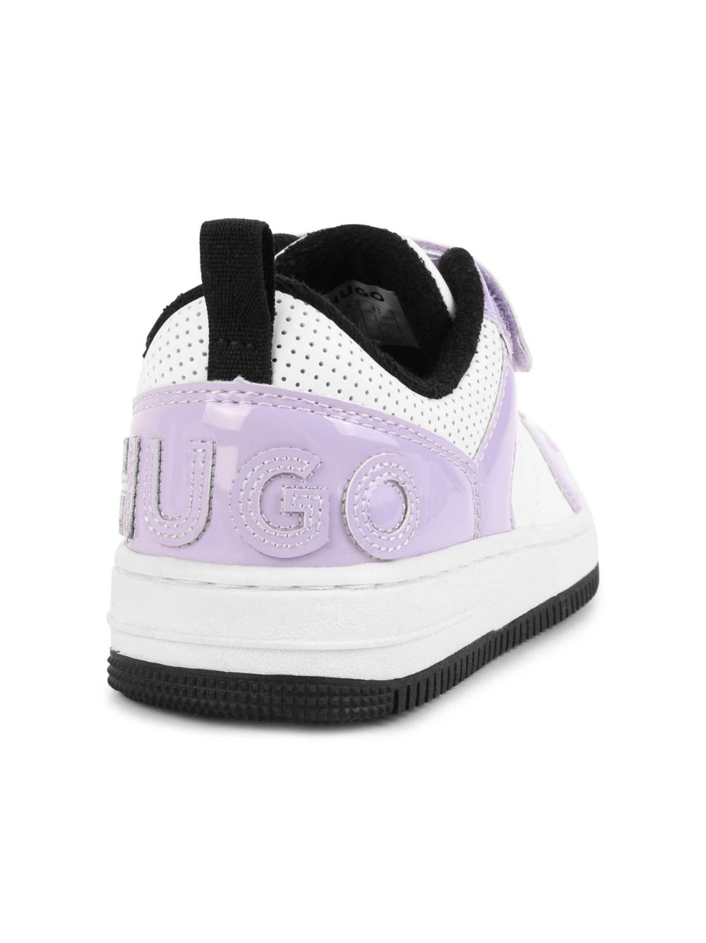 Shop Hugo Panelled Low-top Sneakers In Purple