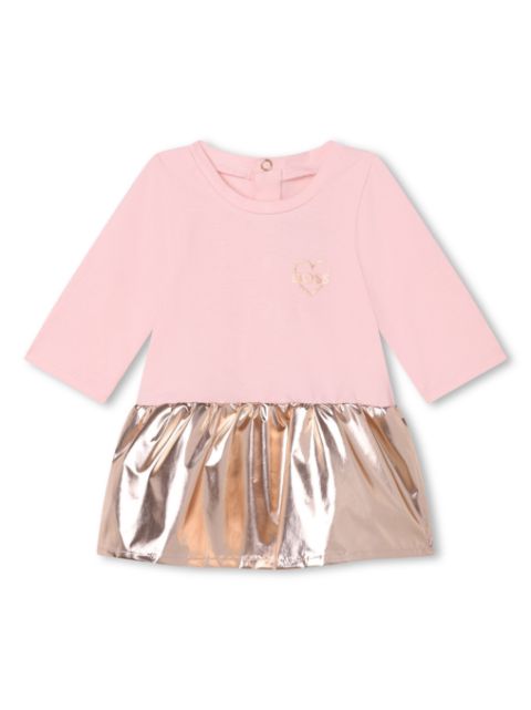 BOSS Kidswear logo-print crew-neck dress