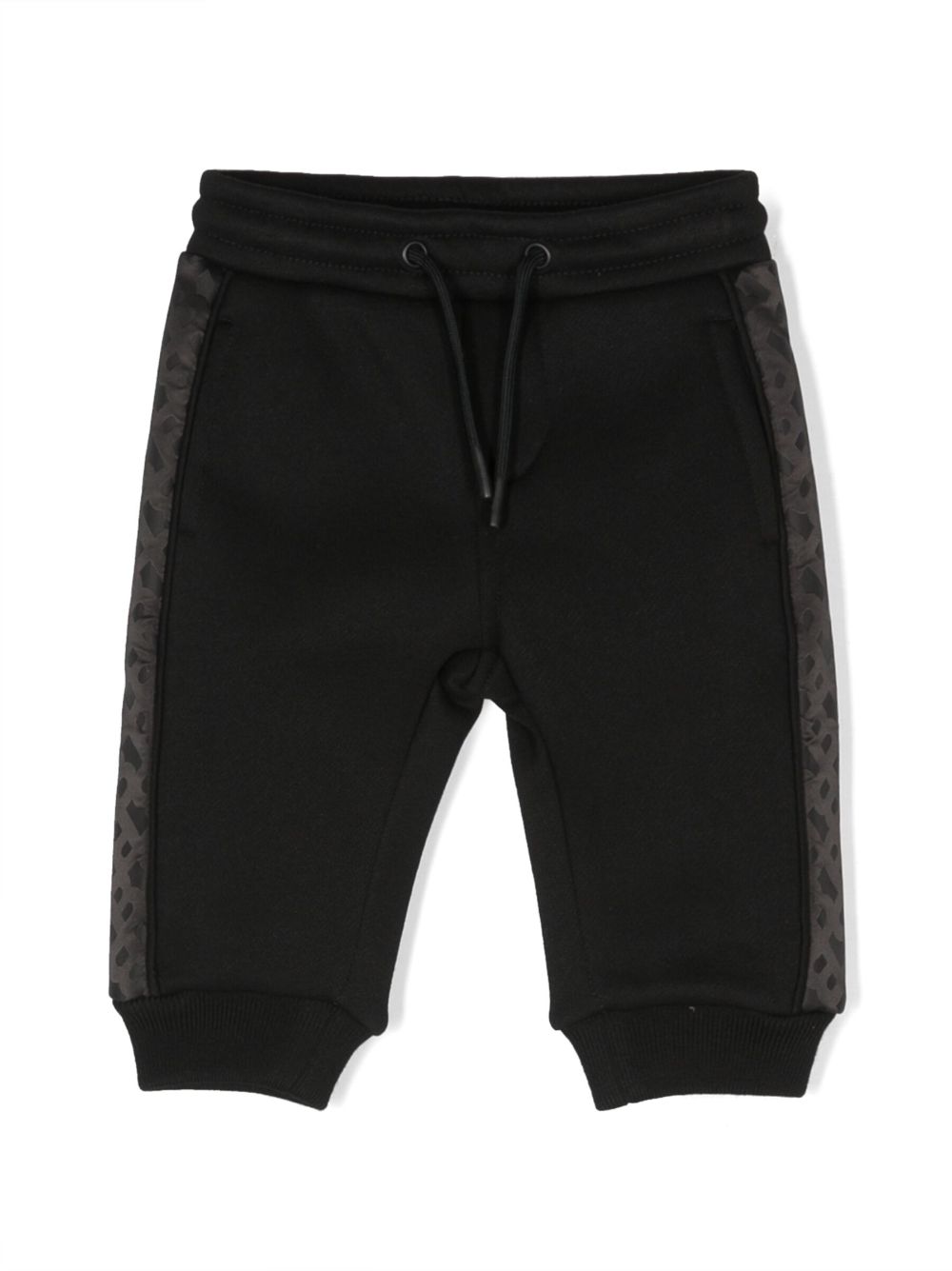 Bosswear Babies' Monogram-detail Track Pants In Black