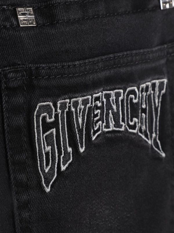 GIVENCHY - COTTON FLEECE JOGGING PANTS WITH EMBROIDERED LOGO