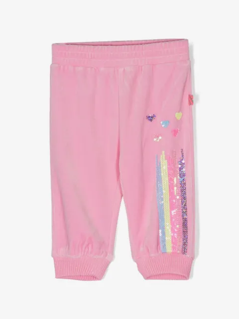 Billieblush pantalon de jogging à sequins