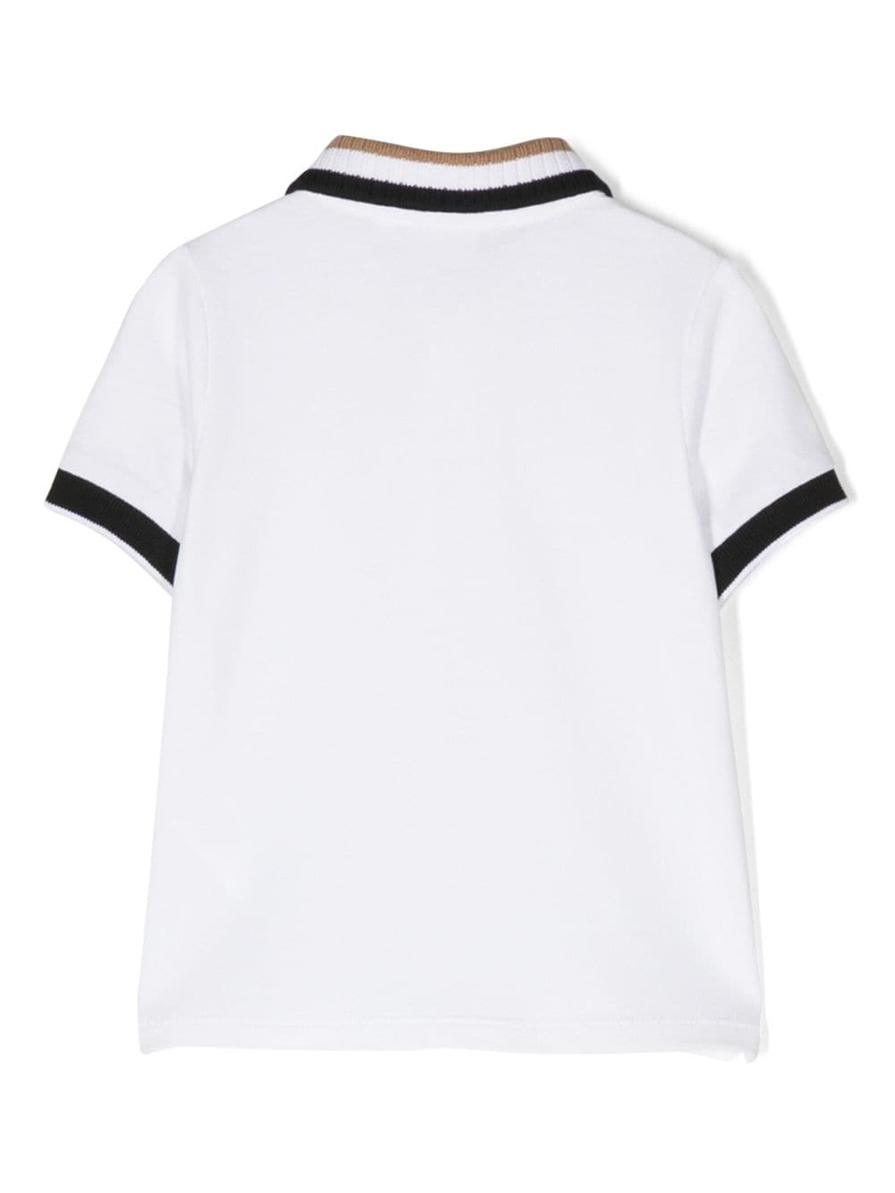Shop Bosswear Logo-print Polo Shirt In White