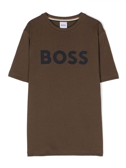 BOSS Kidswear - logo-print short-sleeve T-shirt