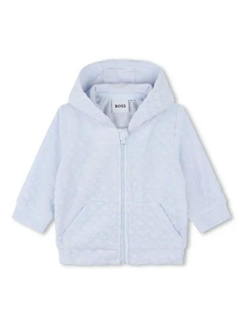 BOSS Kidswear monogram-jacquard tracksuit