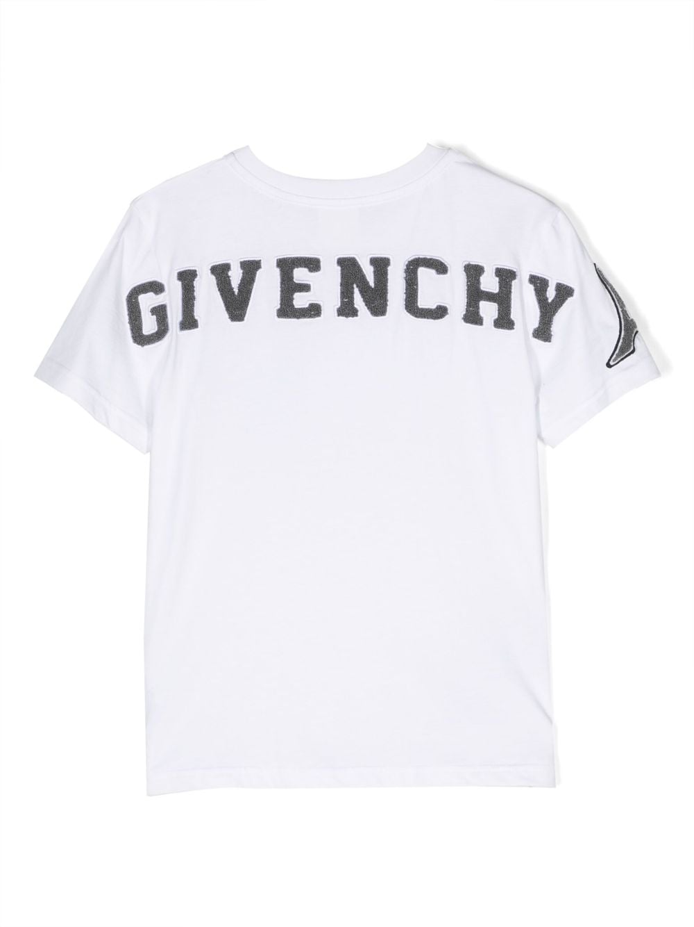 Givenchy Kids T-shirt met logo-applicatie - Wit