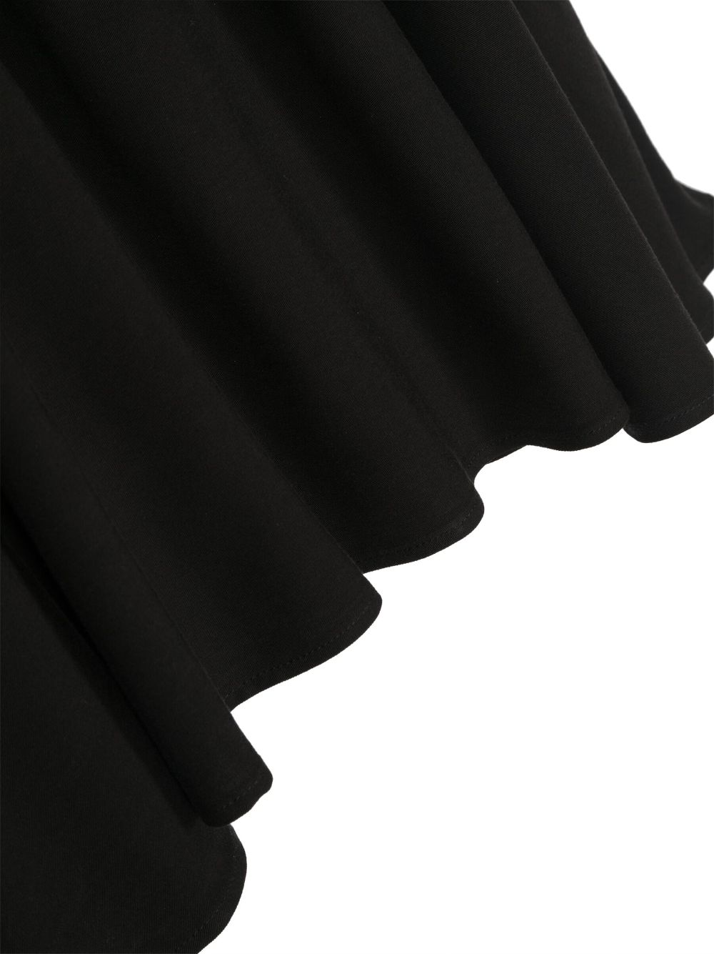 Shop Dkny Logo-patch Cotton Dress In Black