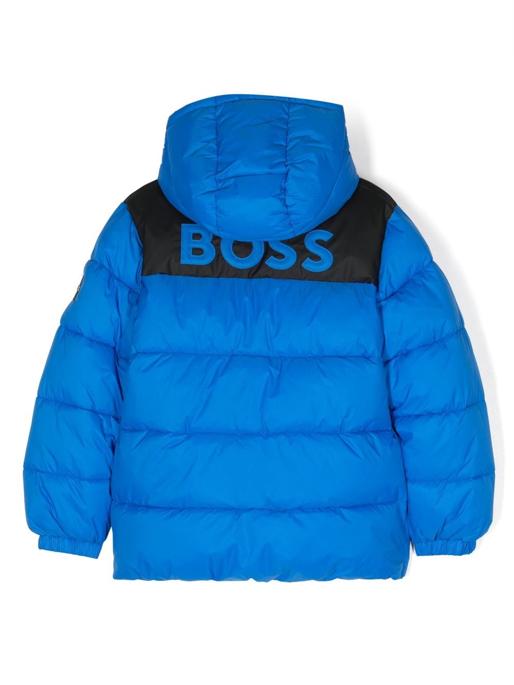 Image 2 of BOSS Kidswear 로고 프린트 패딩 재킷