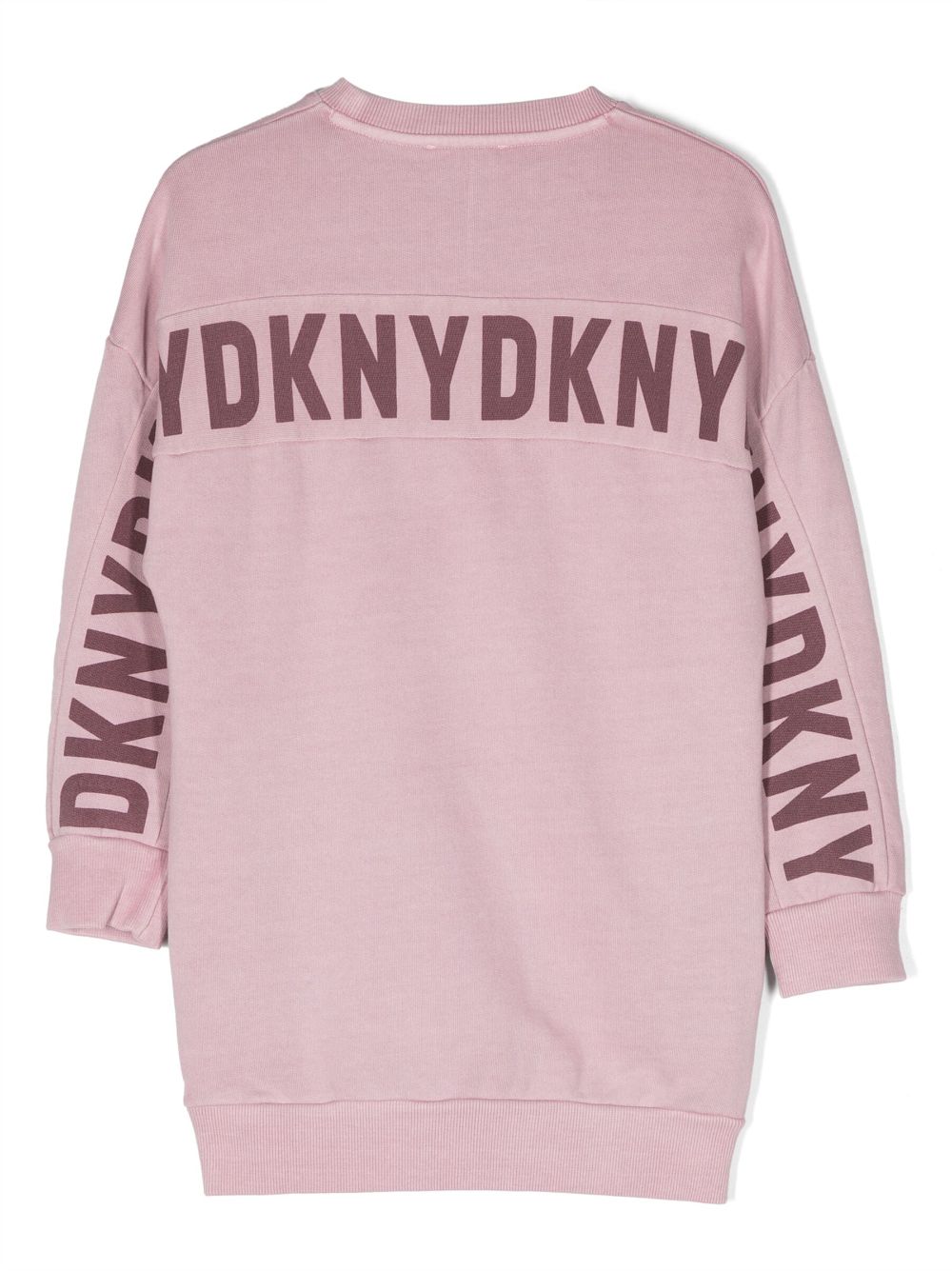 Dkny Kids Jurk met logoprint - Paars