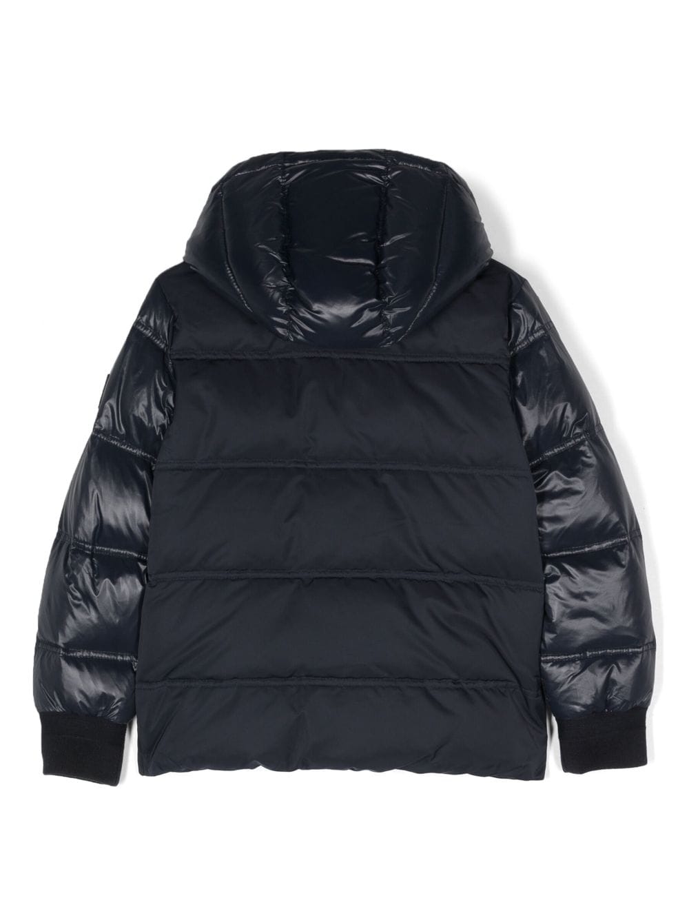 BOSS Kidswear Panelled Quilted Hooded Jacket - Farfetch