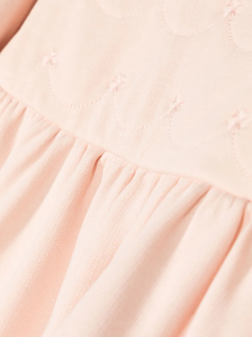  Chloé Kids Embroidered-design Cotton Dress - Pink 