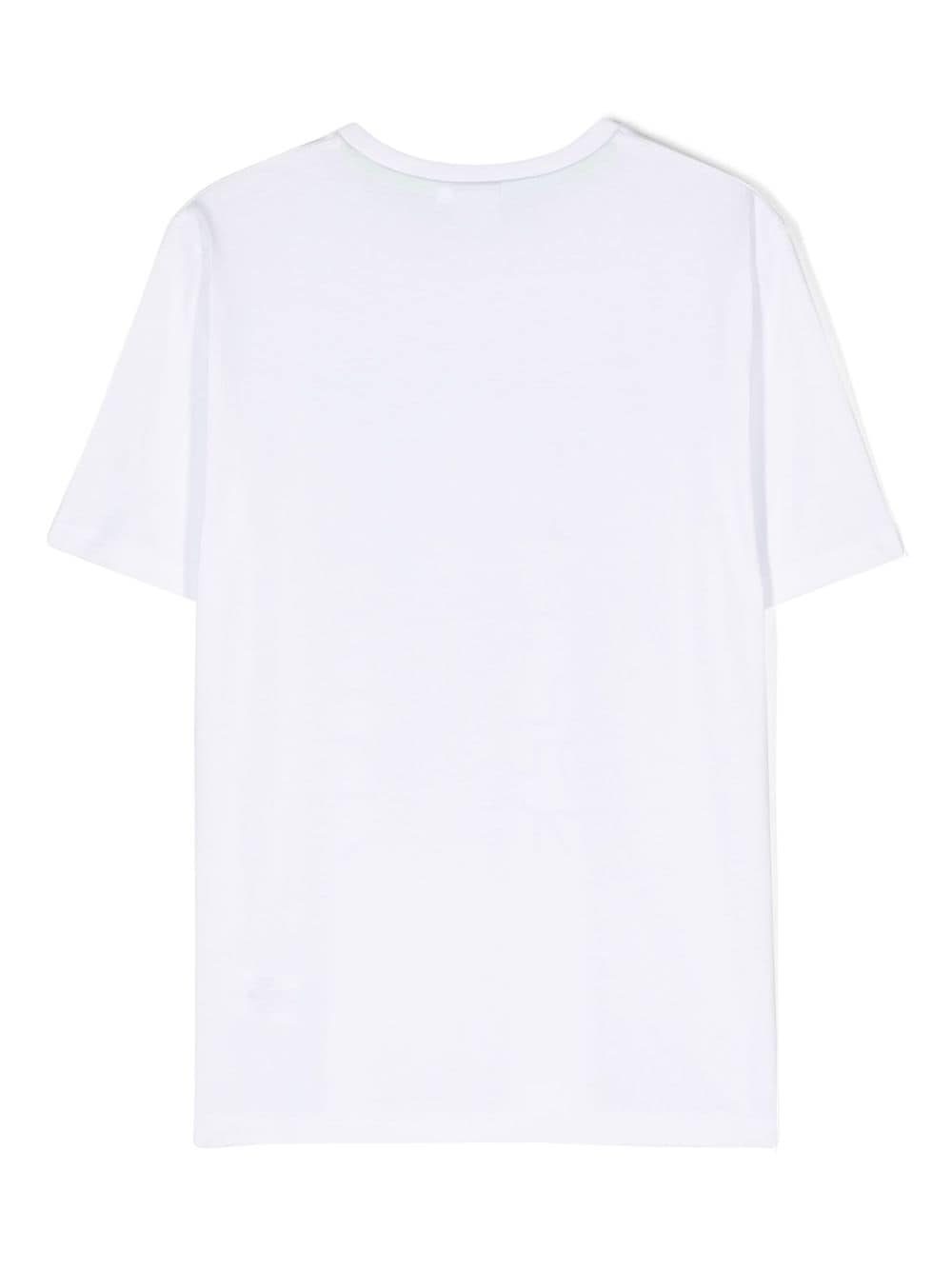 BOSS Kidswear T-shirt met print - Wit